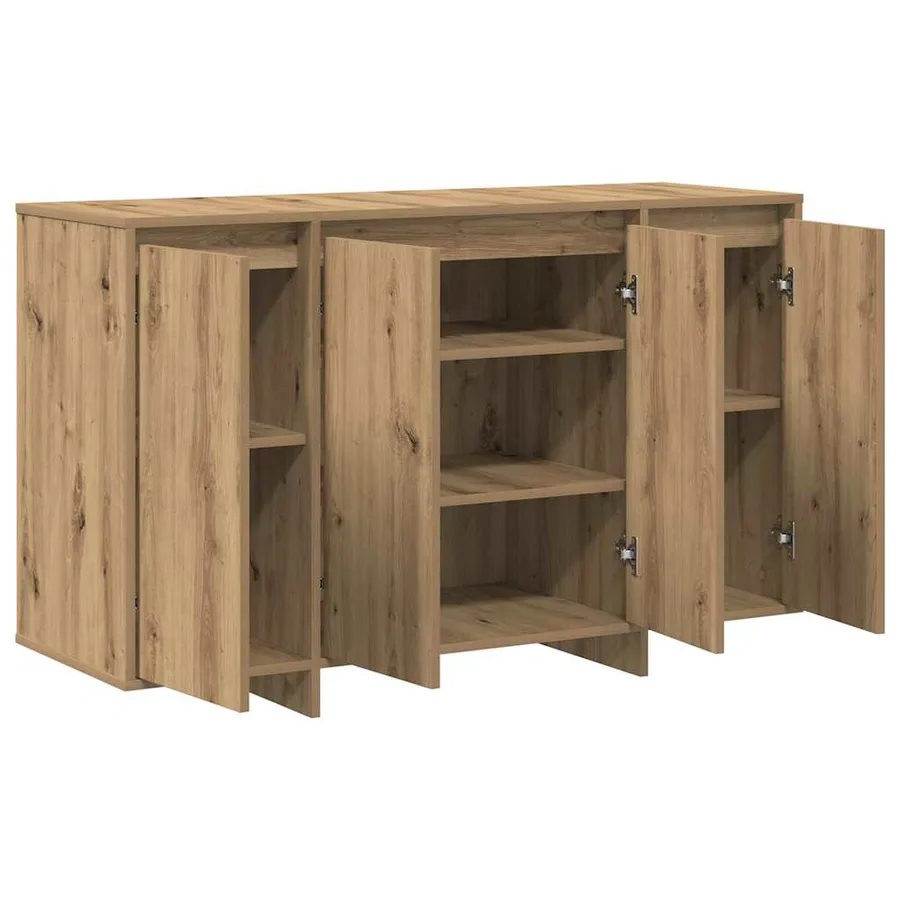 Buffet Chêne artisanal 120 x 41 x 75 cm Bois d'ingénierie - 5