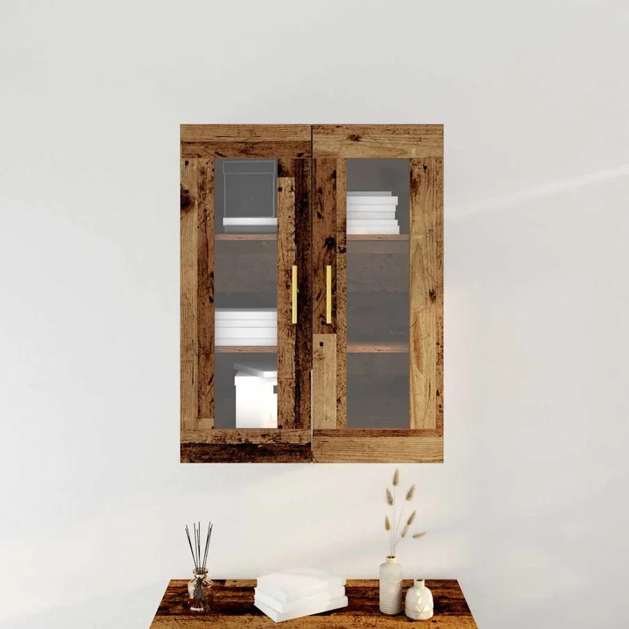 Meuble mural Bois Ancien 69,5 x 34 x 90 cm Bois d'ingénierie - 4