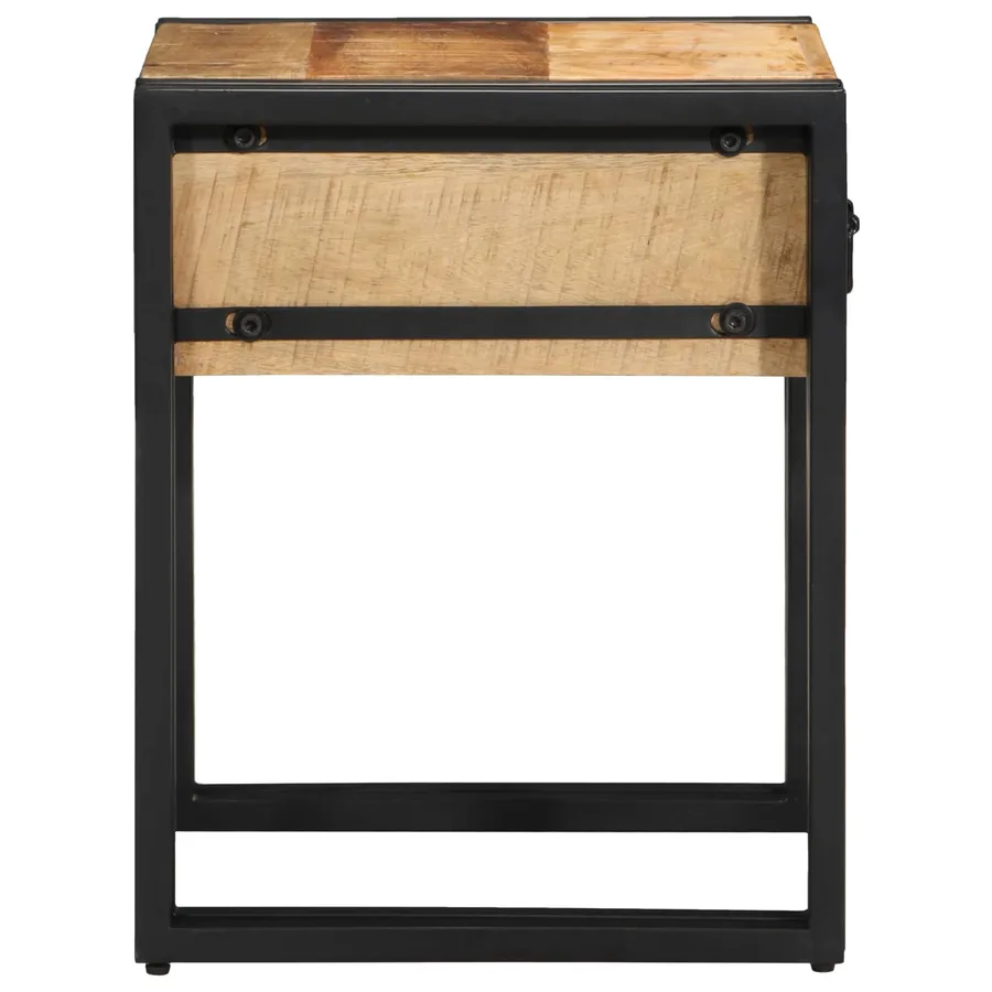 Table d'appoint 40 x 40 x 50 cm Bois de mangue massif - 3