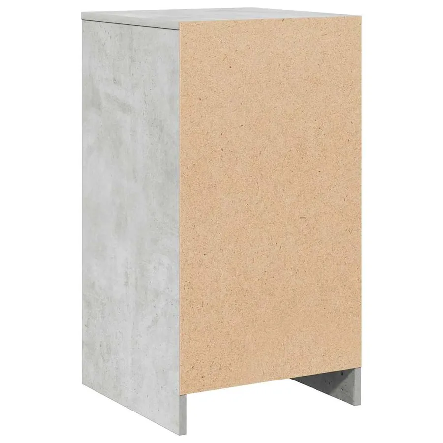 Buffet avec tiroir Gris béton 40 x 41 x 75 cm Bois d'ingénierie - 6