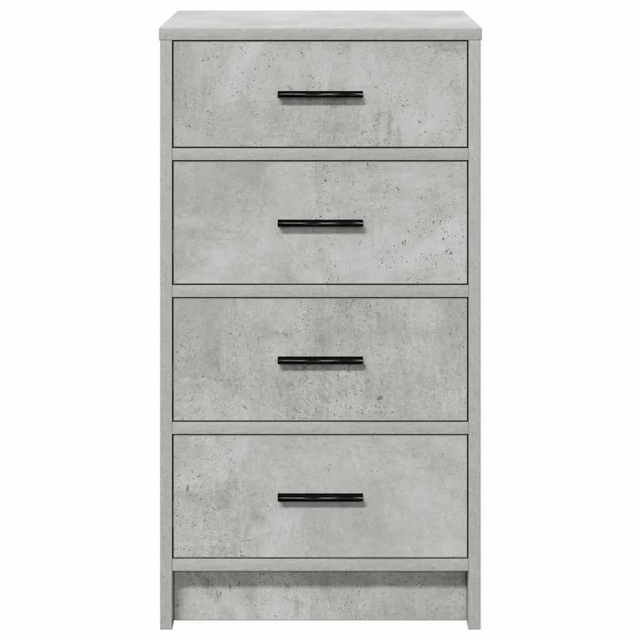 Buffet avec tiroir Gris béton 40 x 41 x 75 cm Bois d'ingénierie - 7