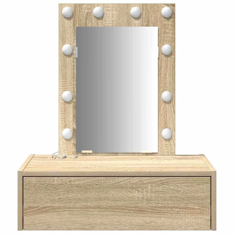 Table de Toilette Marron 60 x 40 x 70 cm Bois d'ingénierie - 5