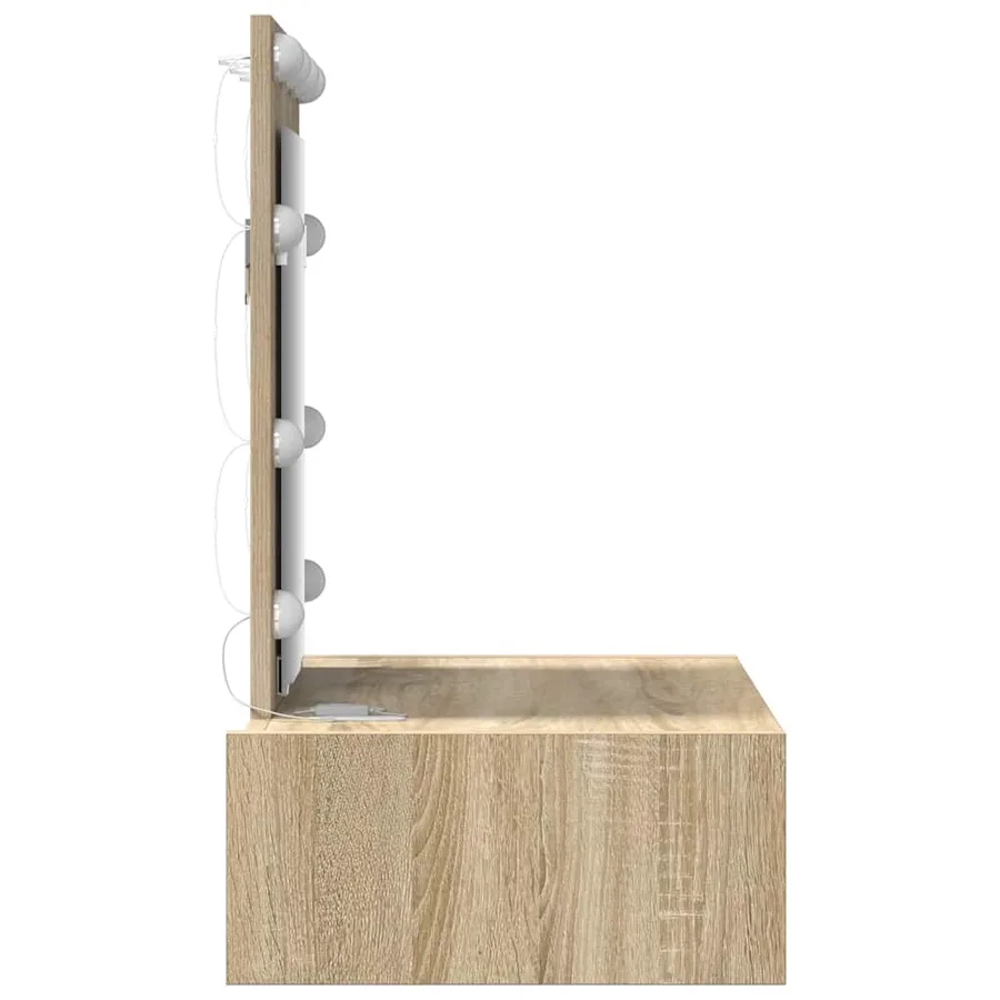 Table de Toilette Marron 60 x 40 x 70 cm Bois d'ingénierie - 6
