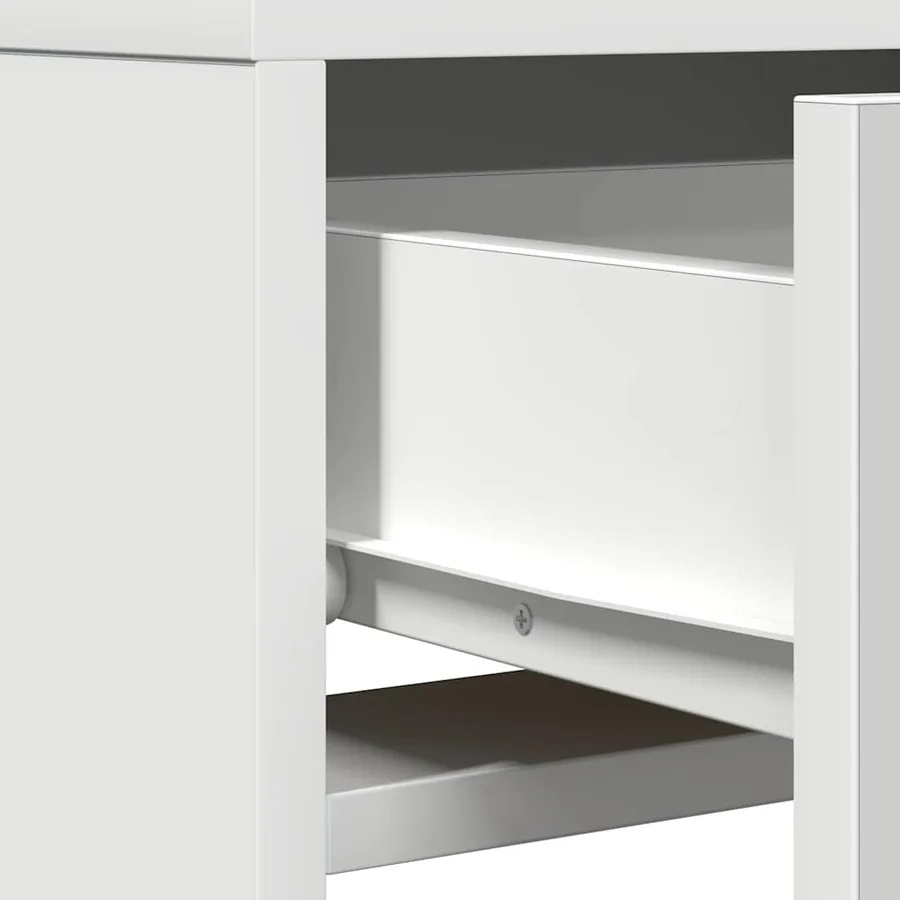 Table de Toilette Blanc 50 x 41 x 140 cm Bois d'ingénierie - 10