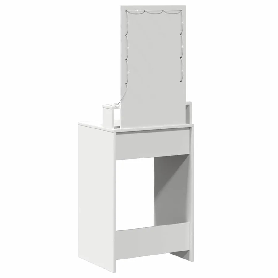 Table de Toilette Blanc 50 x 41 x 140 cm Bois d'ingénierie - 7