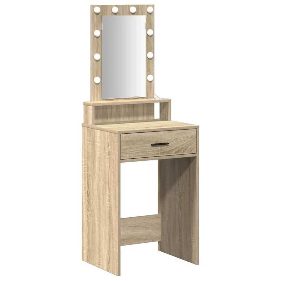 Table de Toilette Marron 50 x 41 x 140 cm Bois d'ingénierie - 2