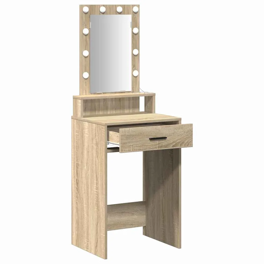 Table de Toilette Marron 50 x 41 x 140 cm Bois d'ingénierie - 4