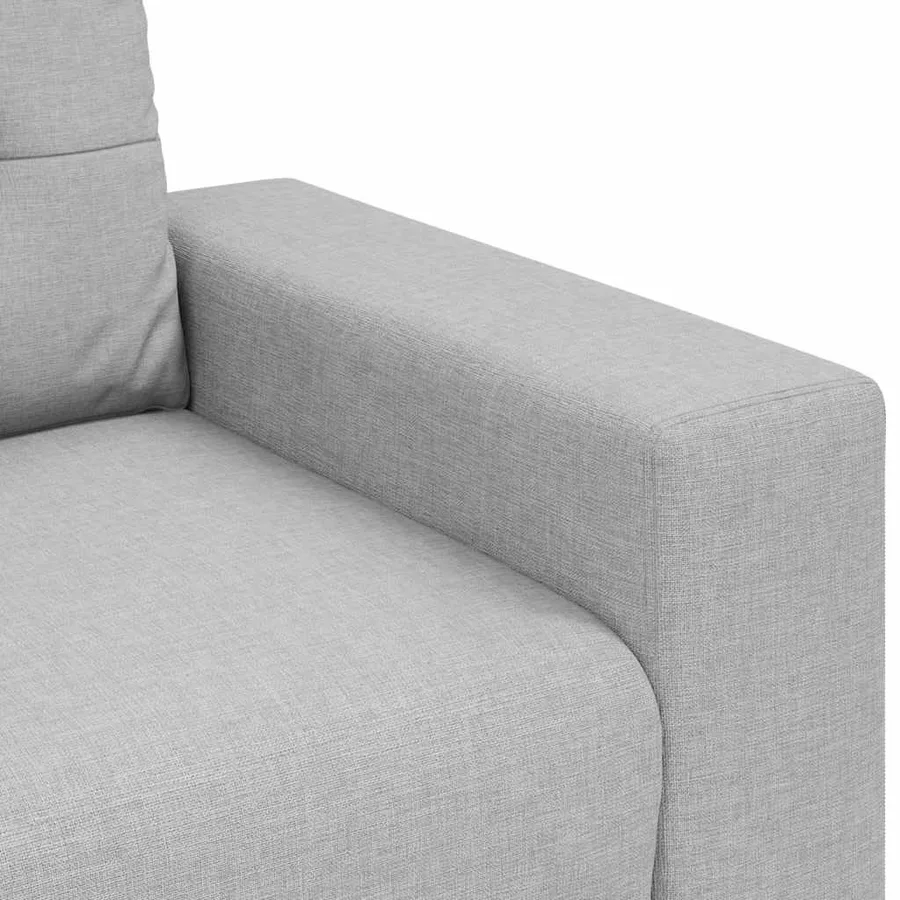 Canapé/Fauteuil gris nuage 100x78x80 cm tissu - 7