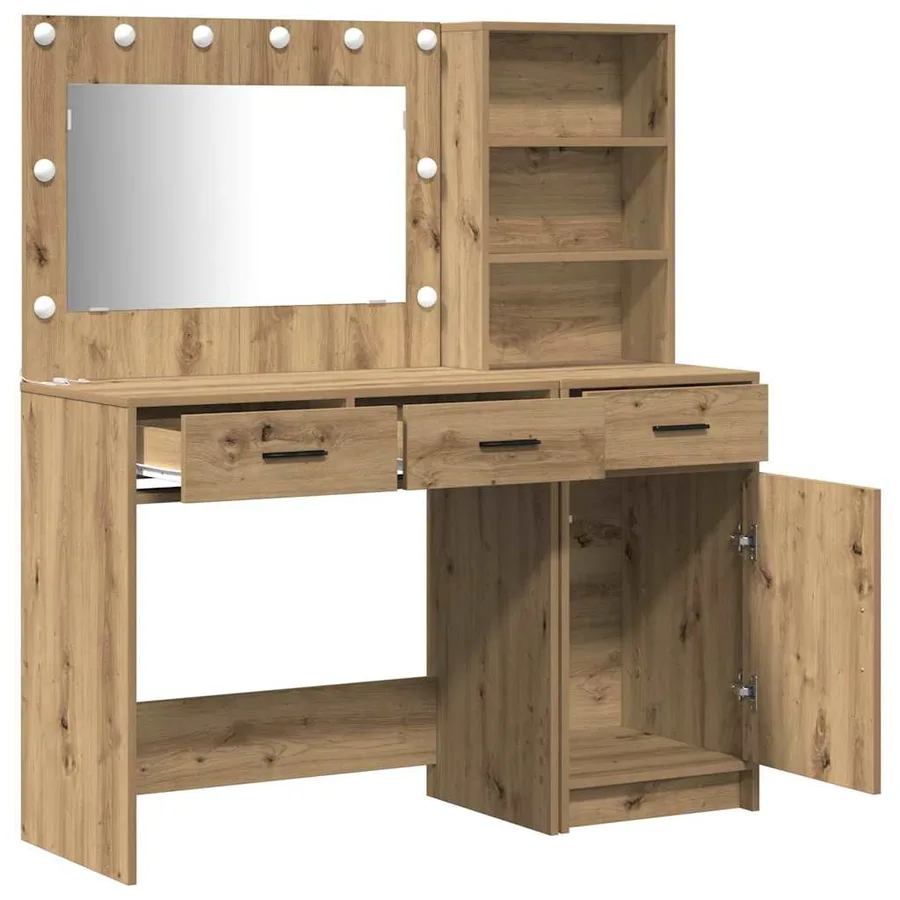Table de Toilette 2 pcs Marron 78,5 x 41 x 135 cm - 7