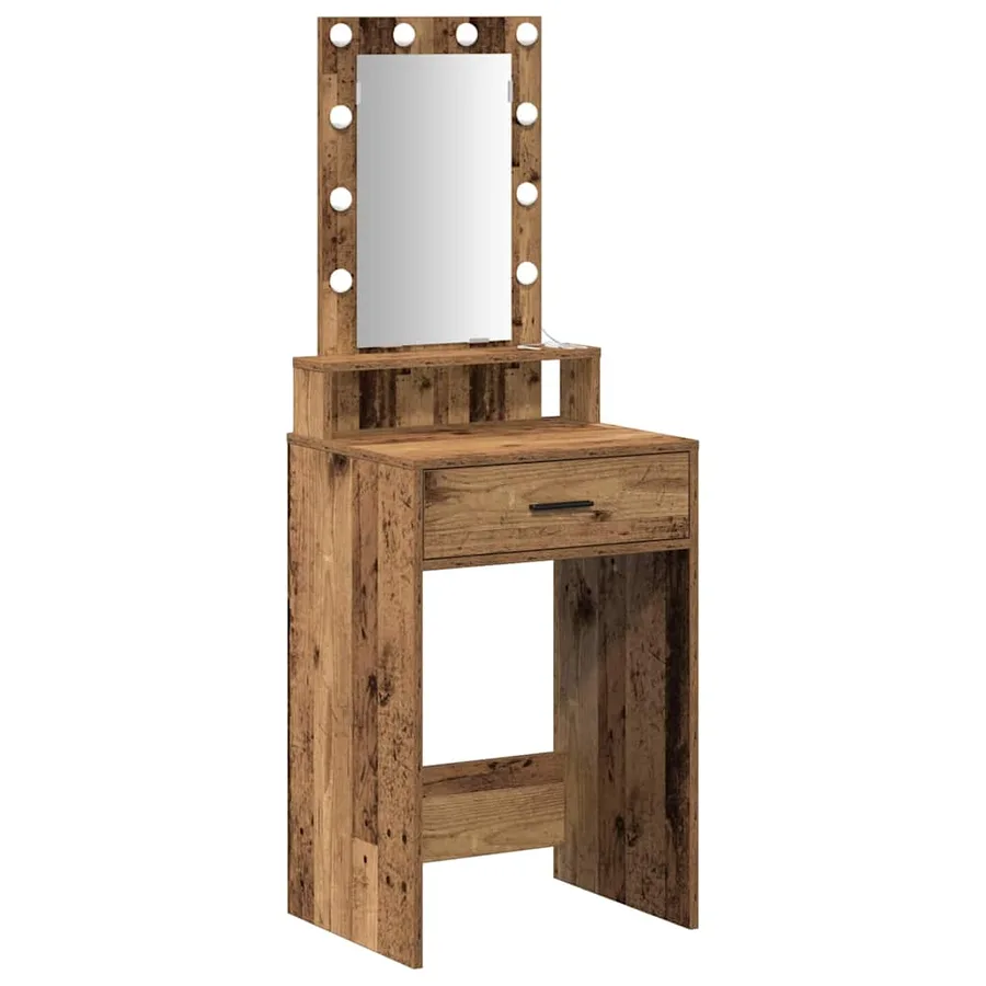 Table de Toilette Marron 50 x 41 x 140 cm Bois d'ingénierie - 2