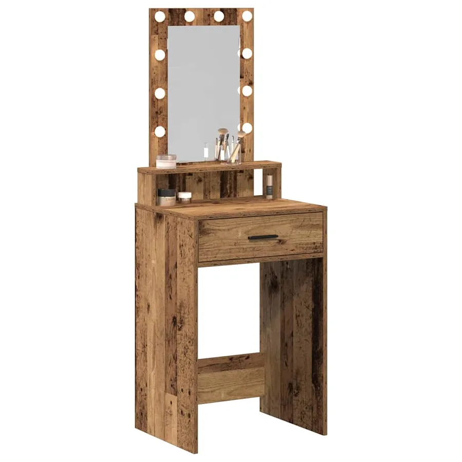 Table de Toilette Marron 50 x 41 x 140 cm Bois d'ingénierie - 3