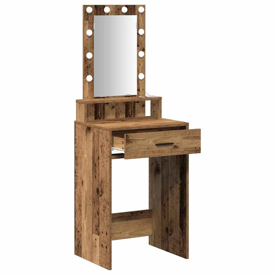 Table de Toilette Marron 50 x 41 x 140 cm Bois d'ingénierie - 4