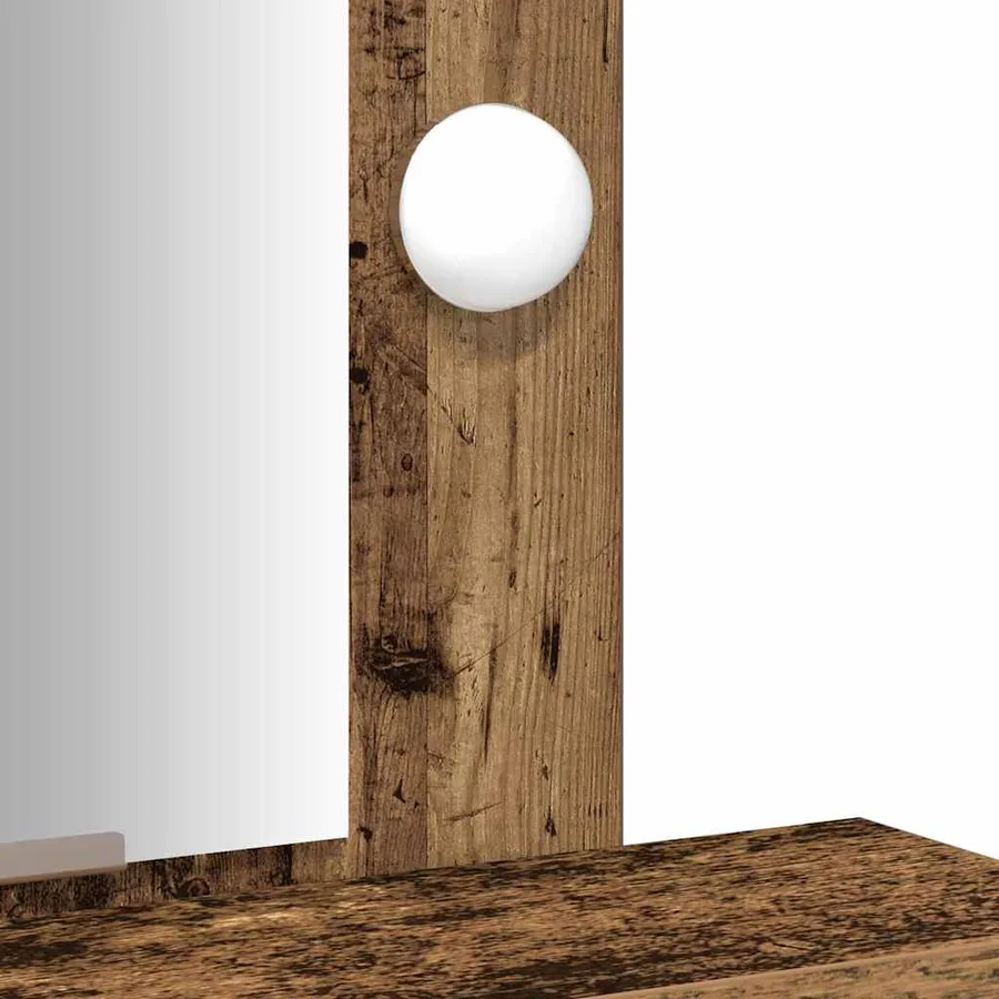 Table de Toilette Marron 50 x 41 x 140 cm Bois d'ingénierie - 9