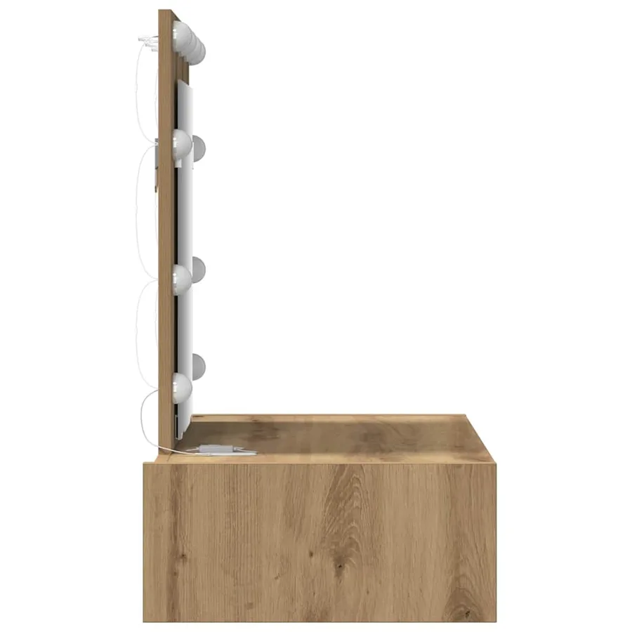 Table de Toilette Marron 60 x 40 x 70 cm Bois d'ingénierie - 6