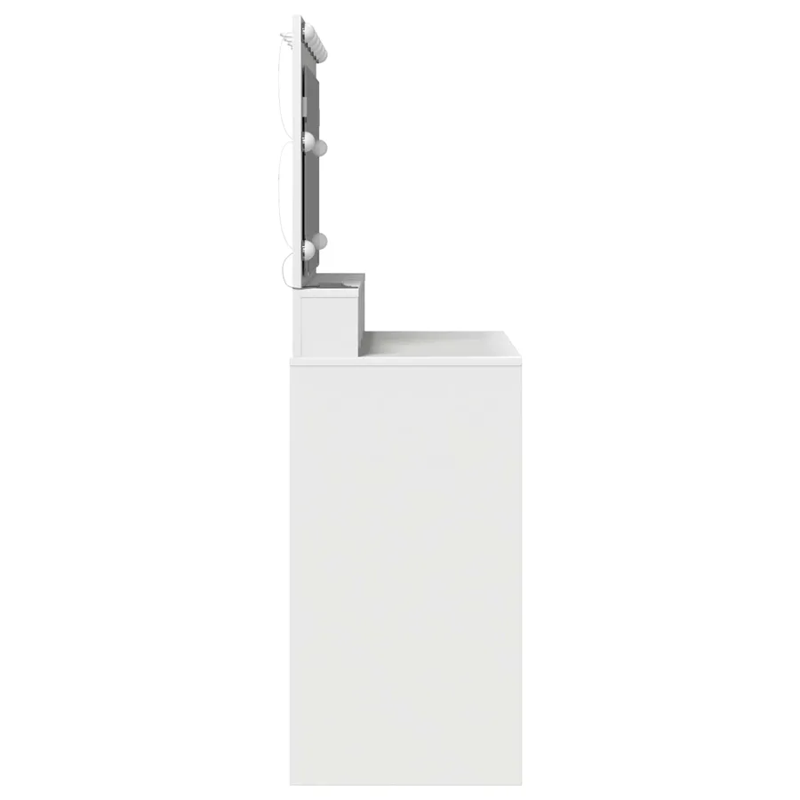 Table de Toilette Blanc 100 x 41 x 135 cm Bois d'ingénierie - 6