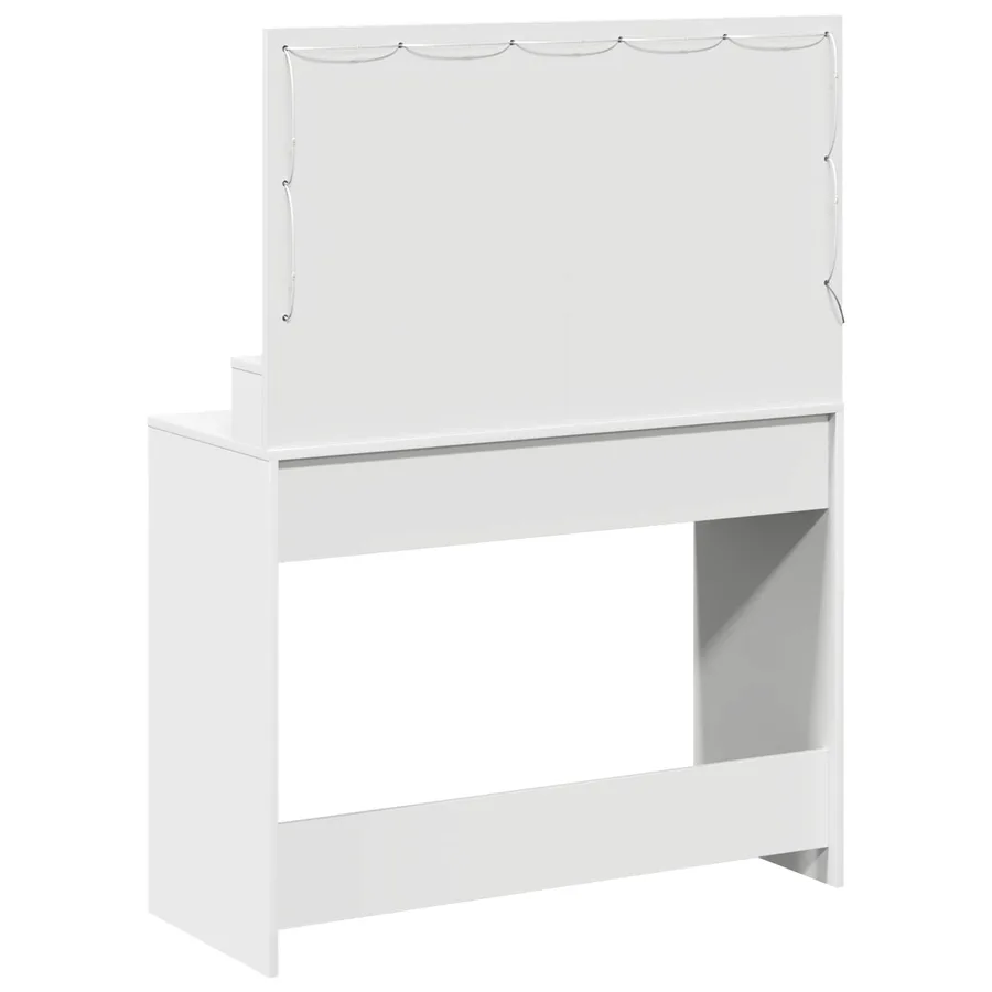 Table de Toilette Blanc 100 x 41 x 135 cm Bois d'ingénierie - 7