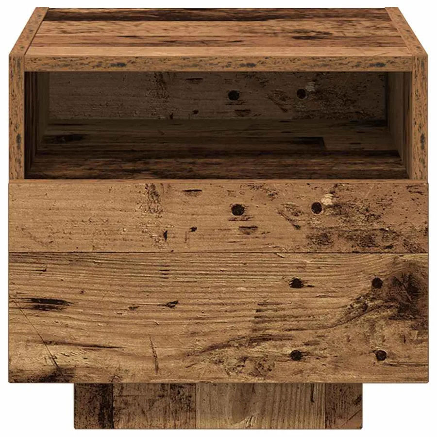 Cabinet de chevet Bois ancien 40 x 39 x 37 cm Bois d'ingénierie - 6