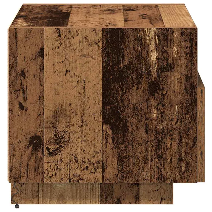 Cabinet de chevet Bois ancien 40 x 39 x 37 cm Bois d'ingénierie - 7