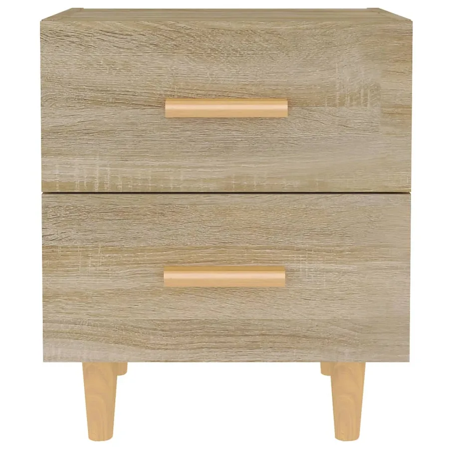 Tables de chevet 2 pcs Chêne sonoma 40x35x47,5 cm - 3