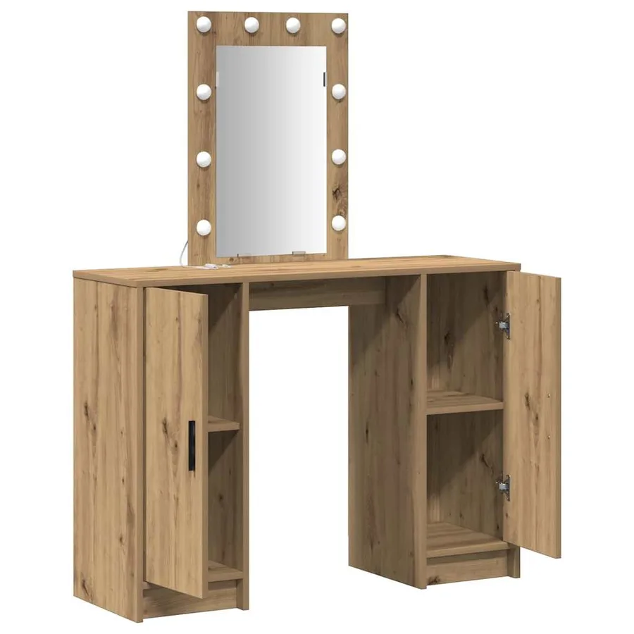 Table de Toilette Marron 102 x 33 x 135 cm Bois d'ingénierie - 4