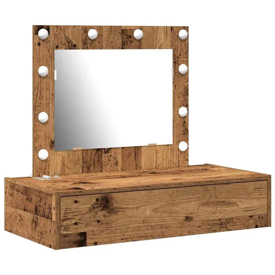 Table de Toilette Marron 83 x 40 x 70 cm Bois d'ingénierie - 2