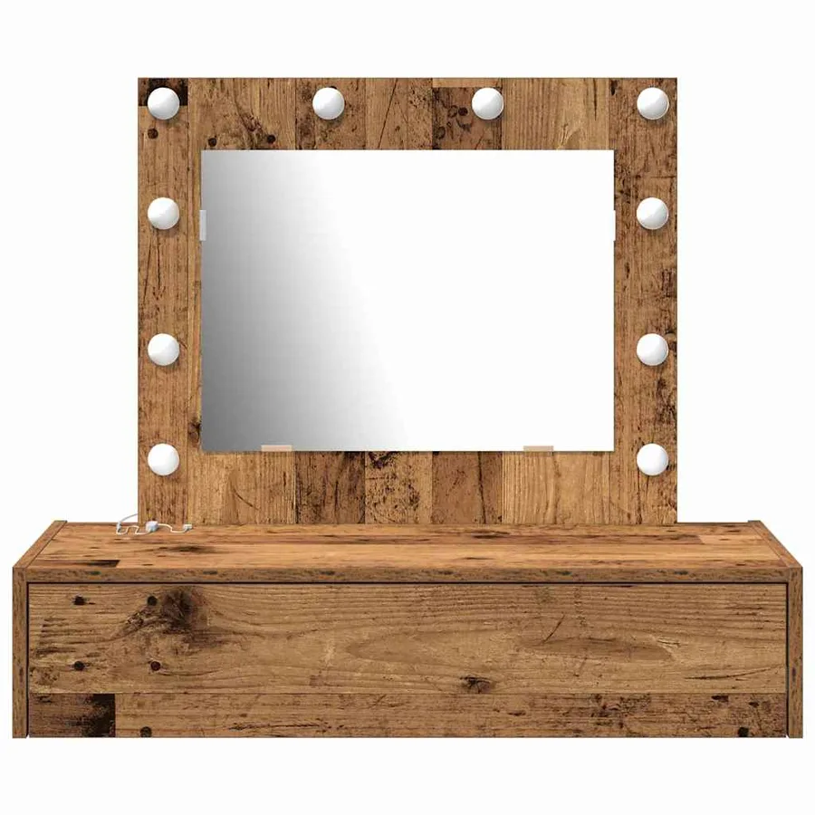 Table de Toilette Marron 83 x 40 x 70 cm Bois d'ingénierie - 5