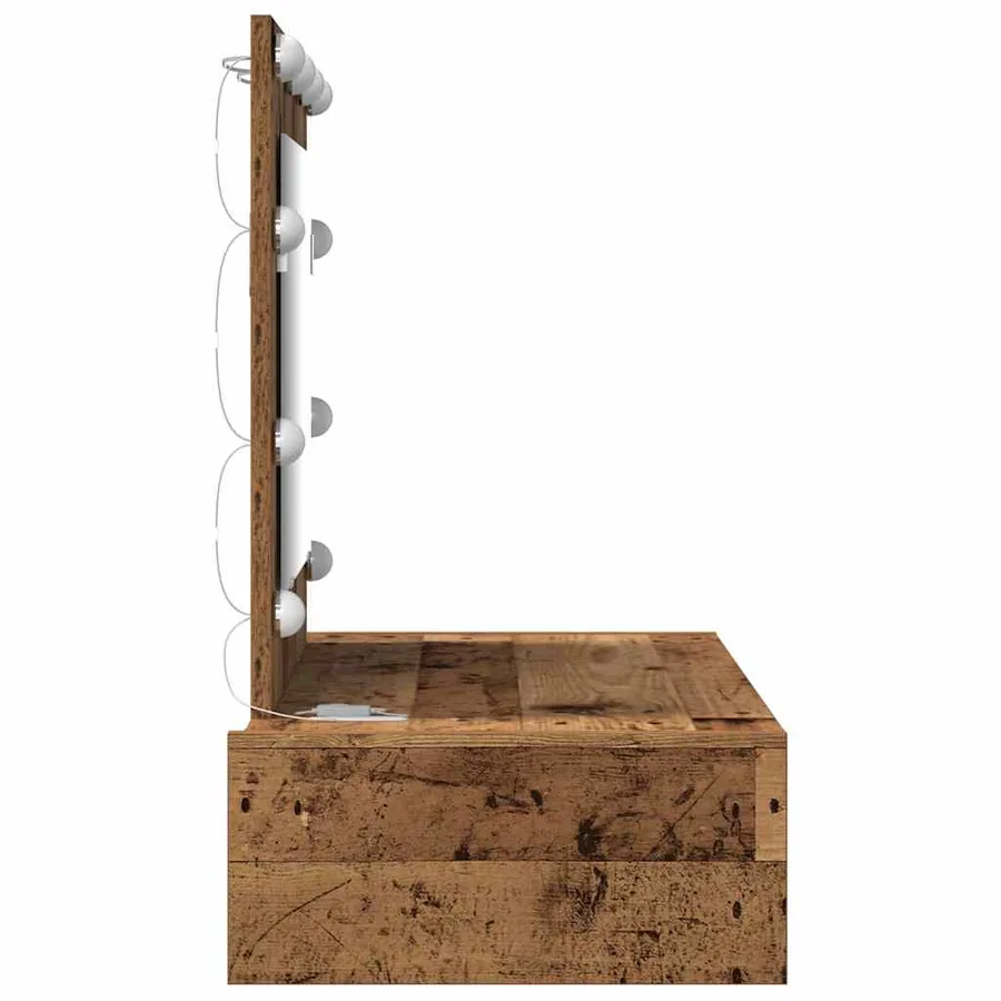Table de Toilette Marron 83 x 40 x 70 cm Bois d'ingénierie - 6