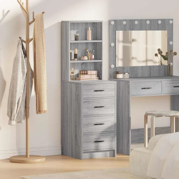 Haut Armoire Sonoma gris 40 x 41 x 135 cm Bois d'ingénierie