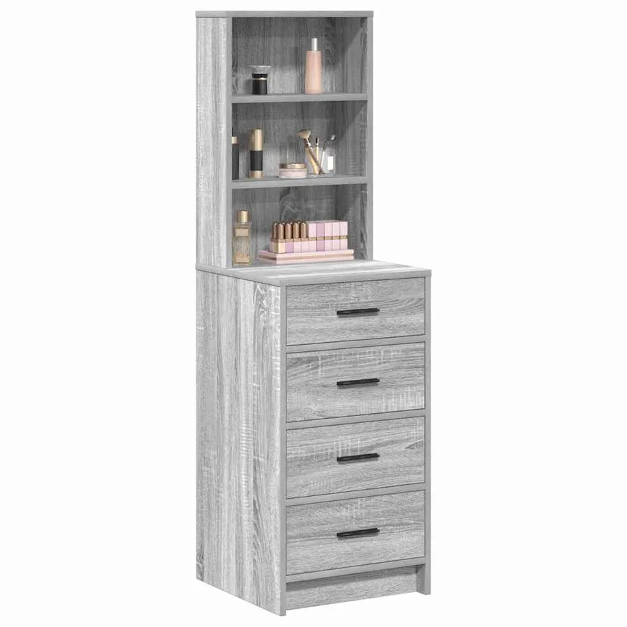 Haut Armoire Sonoma gris 40 x 41 x 135 cm Bois d'ingénierie - 3
