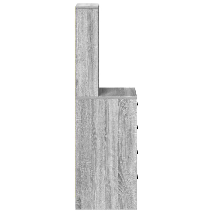 Haut Armoire Sonoma gris 40 x 41 x 135 cm Bois d'ingénierie - 7
