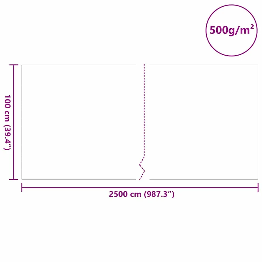 Feutre de bassin Gris 1 x 25 m Polyester et coton - 8