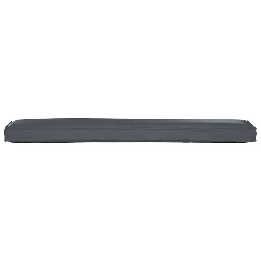 Coussin de palette Anthracite 200 x 40 x 8 cm Tissu Oxford - 6