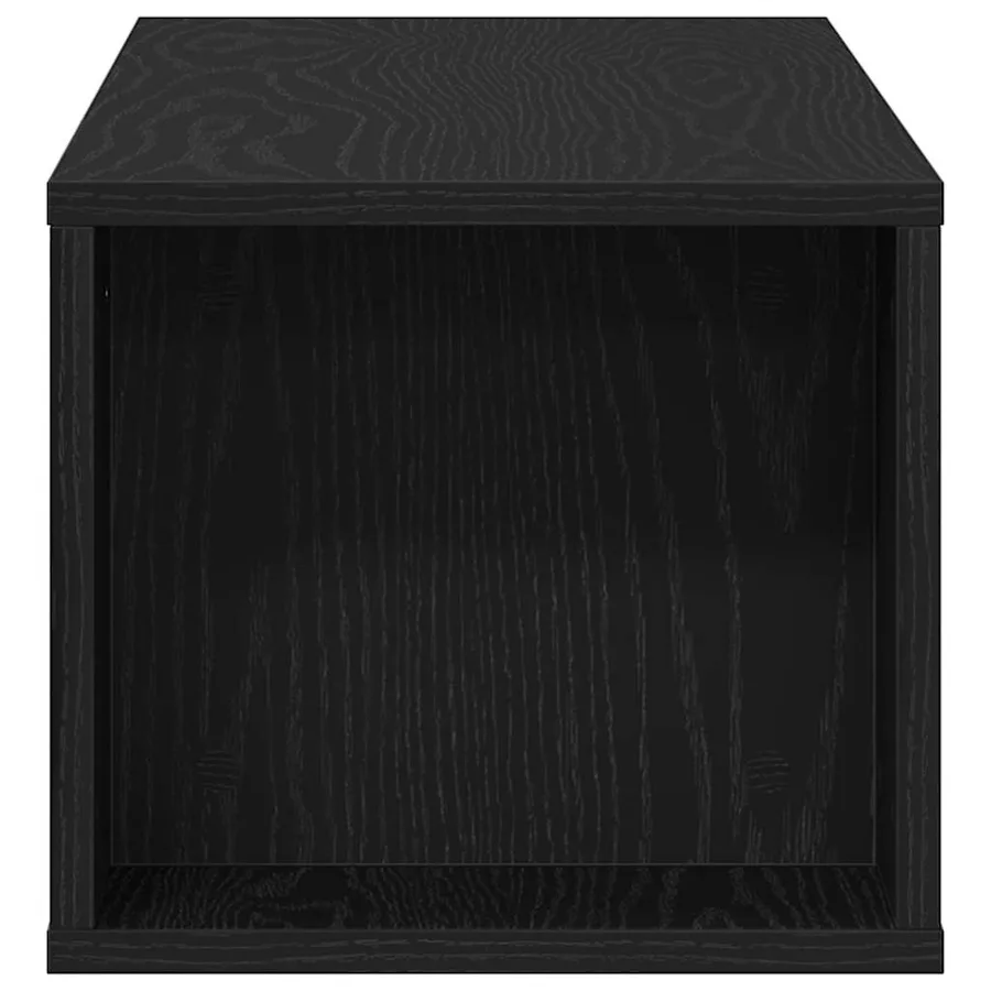 Meuble TV Chêne noir 100 x 30 x 26,5 cm Bois d'ingénierie - 7