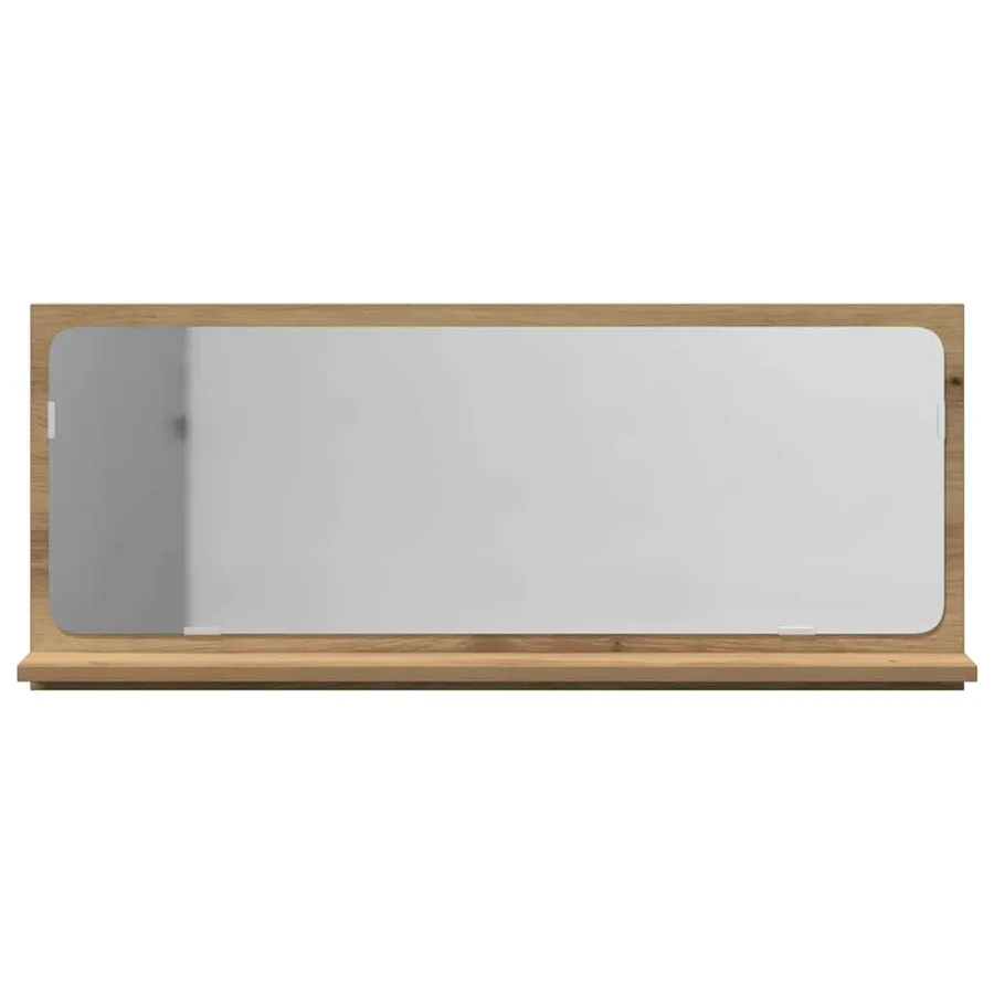 Étagère Miroir chêne artisanal 90 x 10,5 x 37 cm - 6