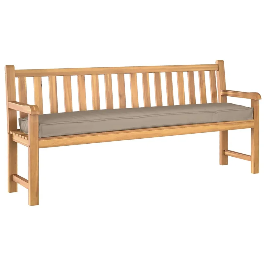 Coussin de palette Taupe 180 x 40 x 8 cm Tissu Oxford - 3