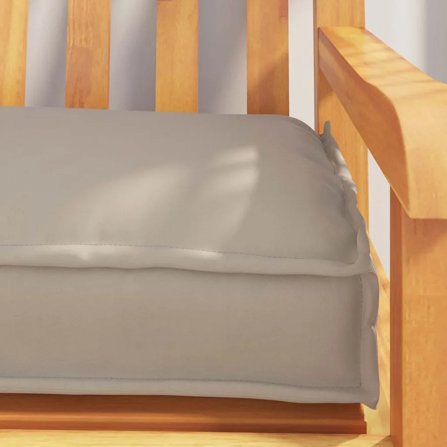 Coussin de palette Taupe 180 x 40 x 8 cm Tissu Oxford - 5