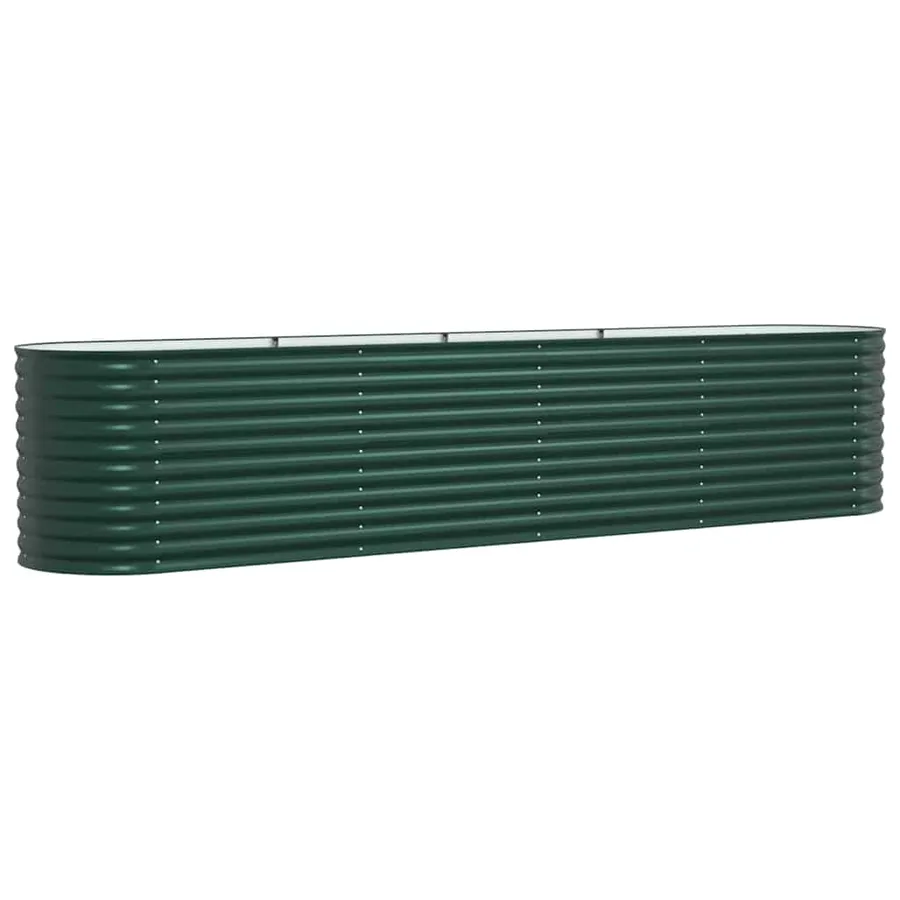 Lit surélevé Vert 400 x 80 x 81 cm Acier - 5