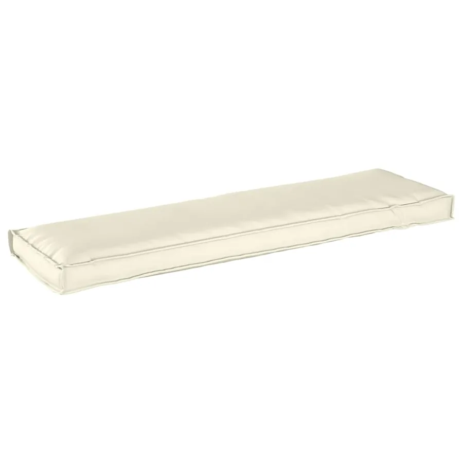 Coussin Crème 140 x 40 x 8 cm Tissu Oxford
