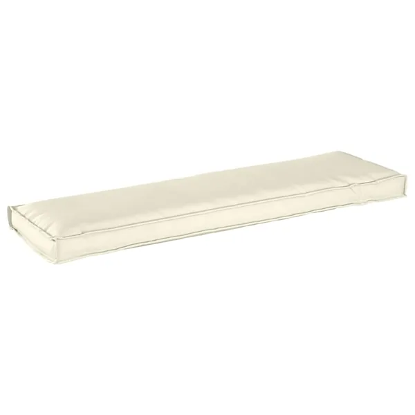 Coussin Crème 140 x 40 x 8 cm Tissu Oxford