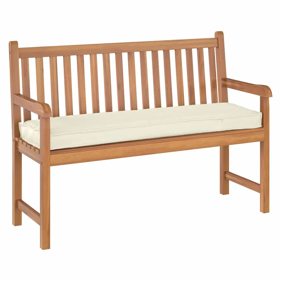Coussin Crème 140 x 40 x 8 cm Tissu Oxford - 2