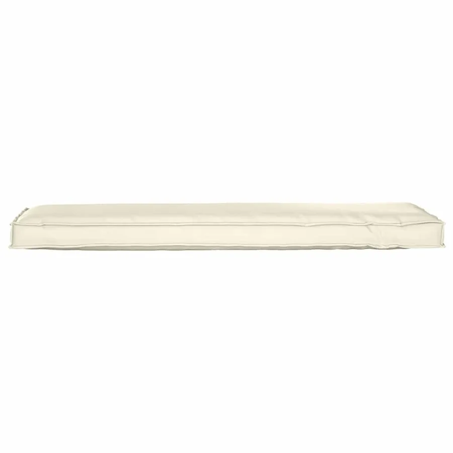 Coussin Crème 140 x 40 x 8 cm Tissu Oxford - 3