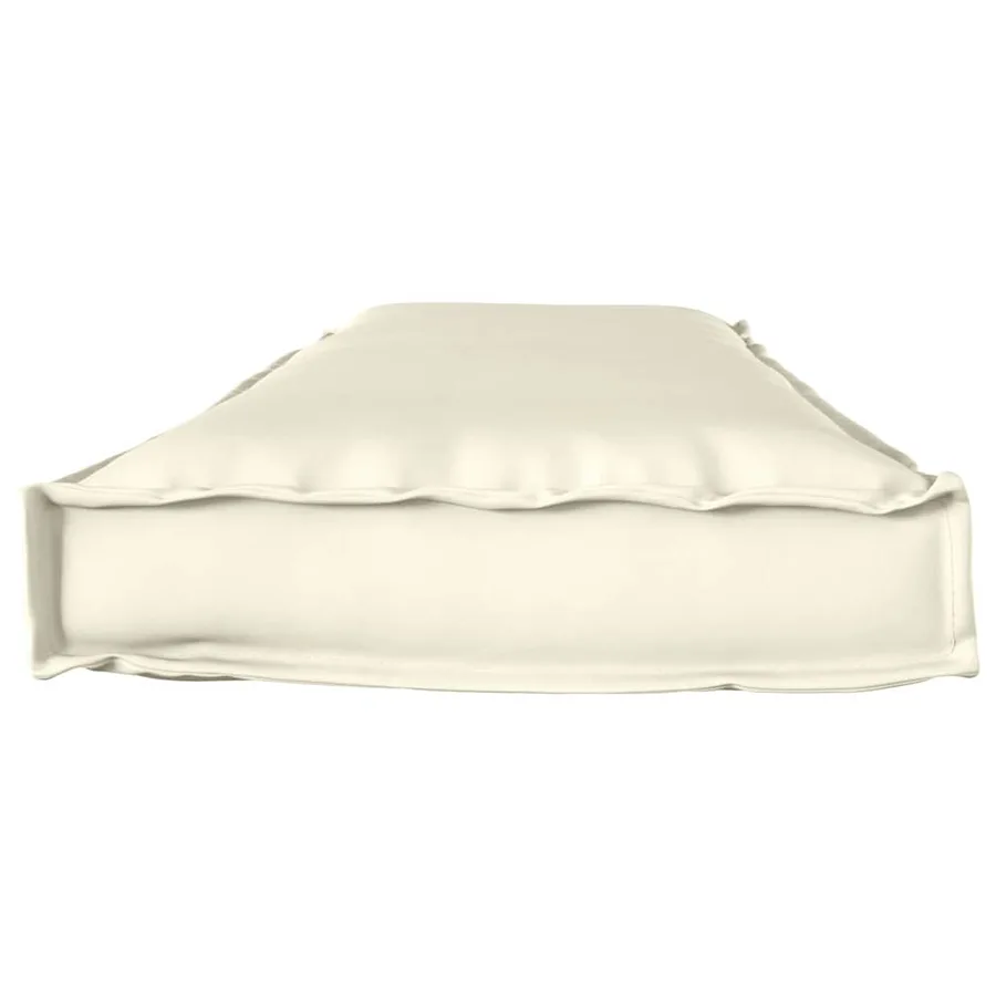 Coussin Crème 140 x 40 x 8 cm Tissu Oxford - 4