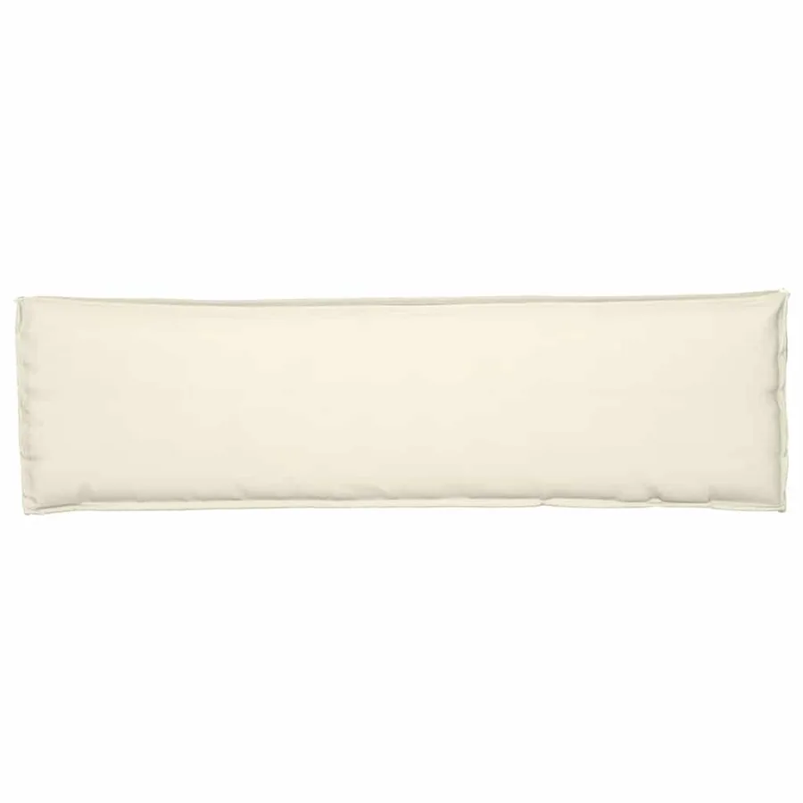 Coussin Crème 140 x 40 x 8 cm Tissu Oxford - 5