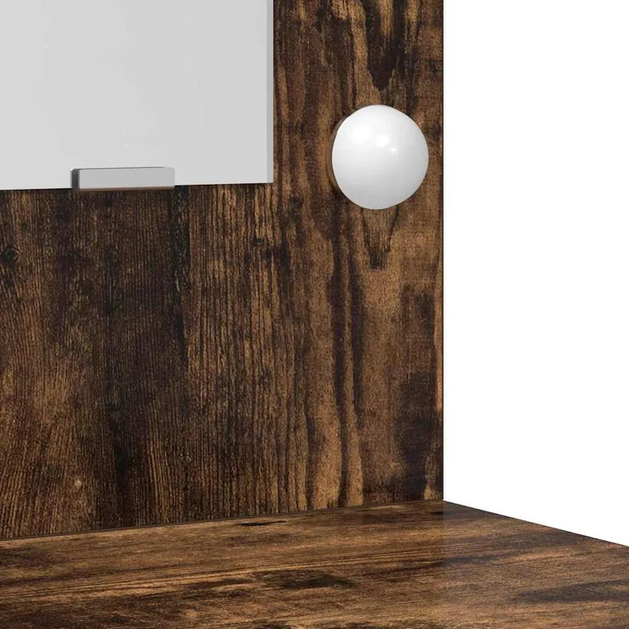 Table de Toilette avec tiroir 2 pcs Marron 50 x 41 x 135 cm - 9