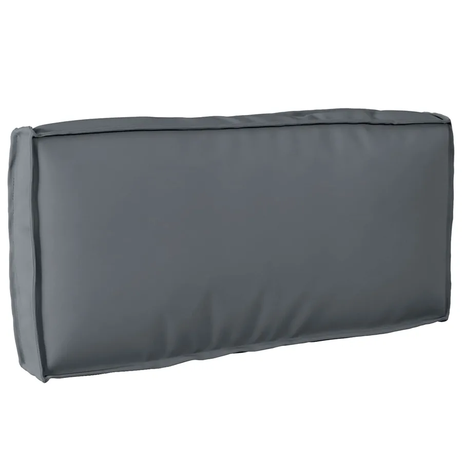 Coussin Anthracite 80 x 40 x 12 cm Tissu Oxford