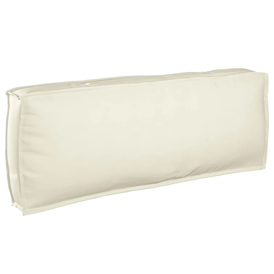 Coussin Crème 120 x 40 x 12 cm Tissu Oxford