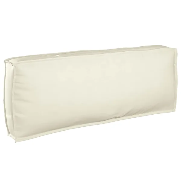 Coussin Crème 120 x 40 x 12 cm Tissu Oxford