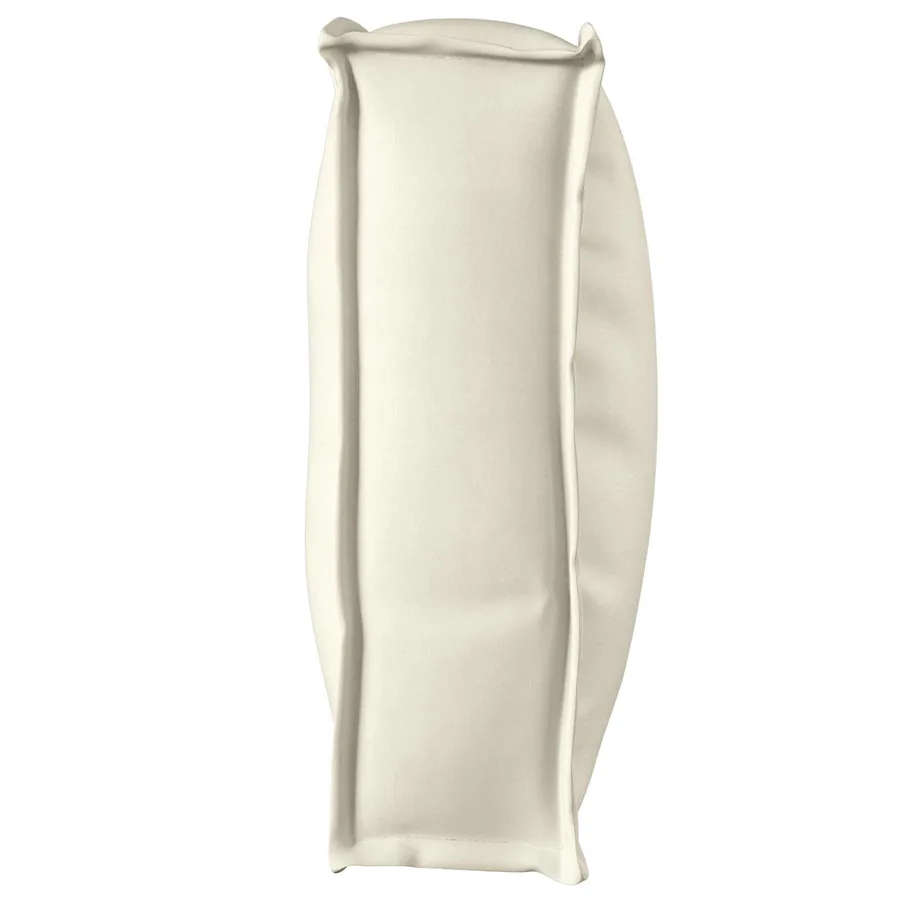 Coussin Crème 120 x 40 x 12 cm Tissu Oxford - 4