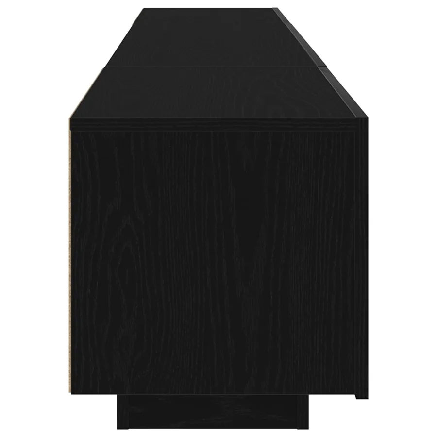 Ensemble meuble TV Montage mural 2 pcs Noir 180 x 35 x 40 cm - 7