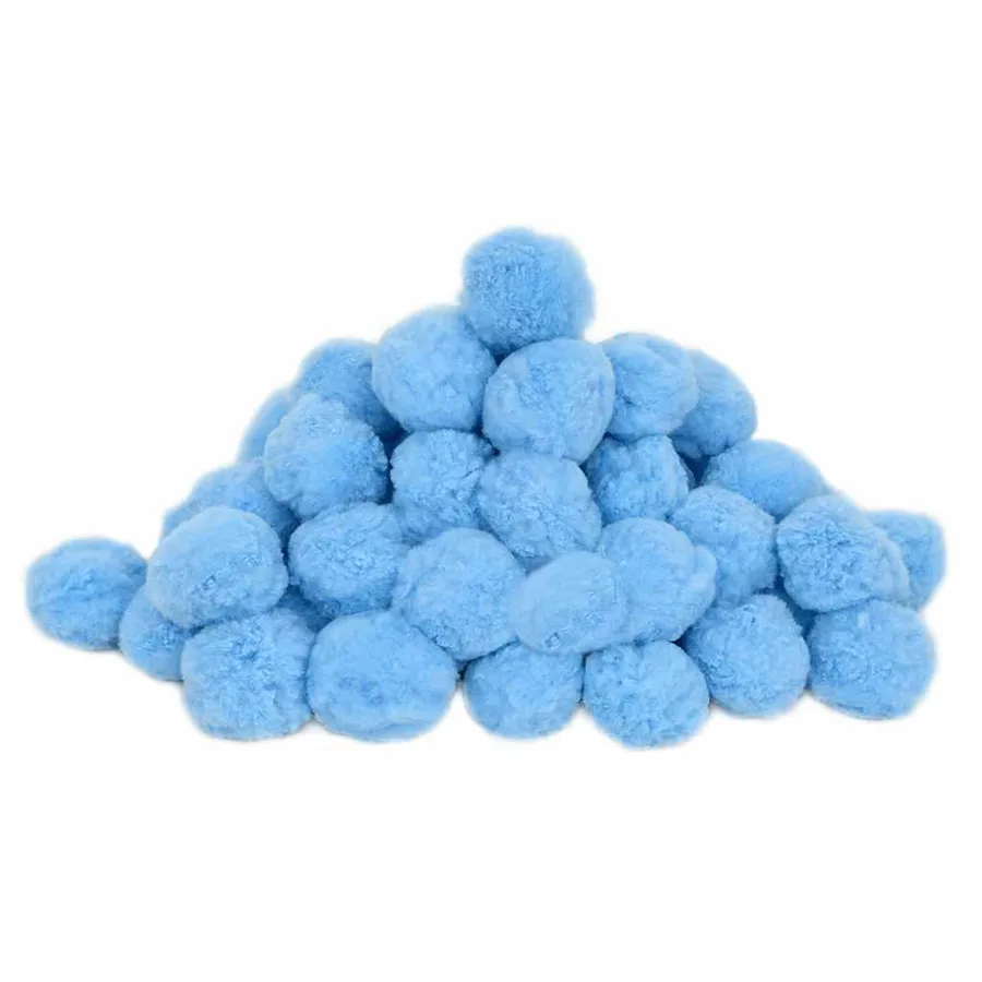 Boules anti-bactériennes filtrantes de piscine bleu 2100 g PE - 4